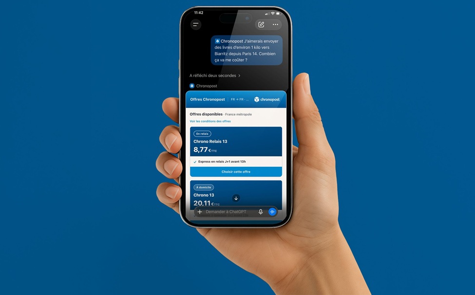 Chronopost Launches on ChatGPT